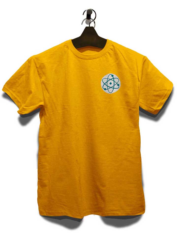 atom-logo-chest-print-t-shirt gelb 3