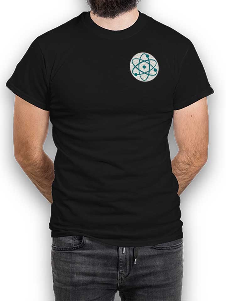 Atom Logo Chest Print T-Shirt schwarz L