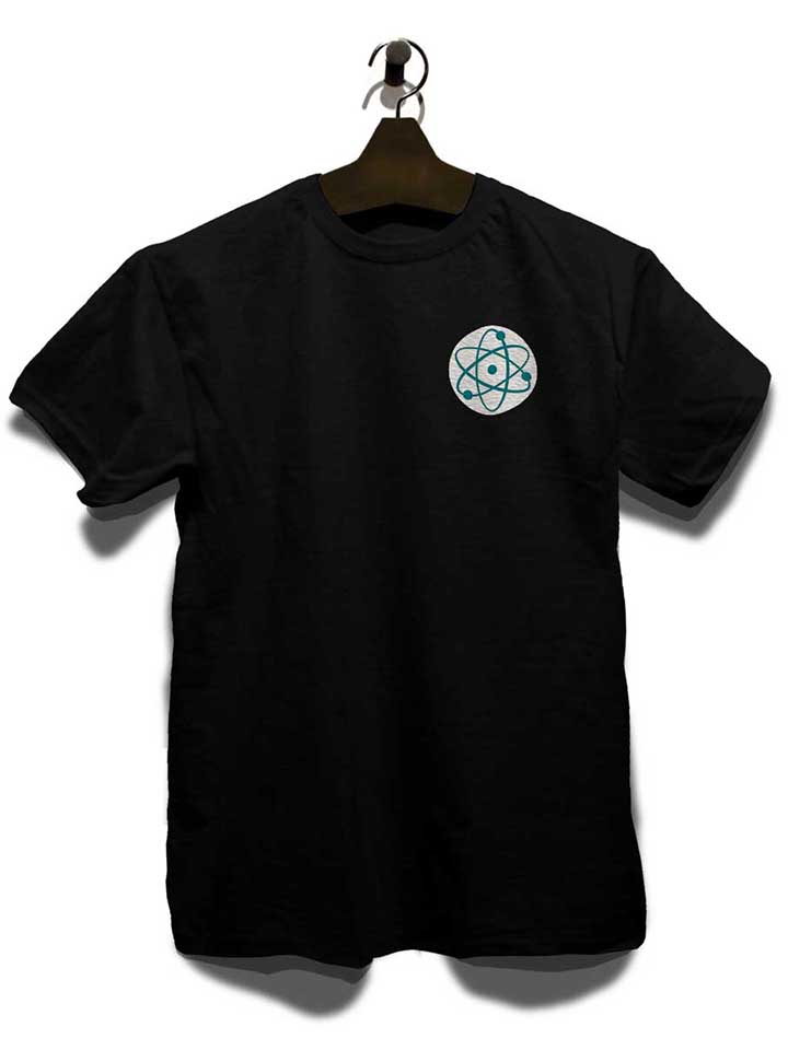 atom-logo-chest-print-t-shirt schwarz 3
