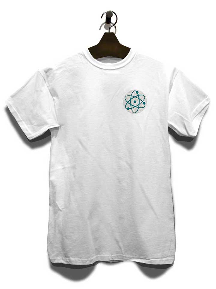atom-logo-chest-print-t-shirt weiss 3