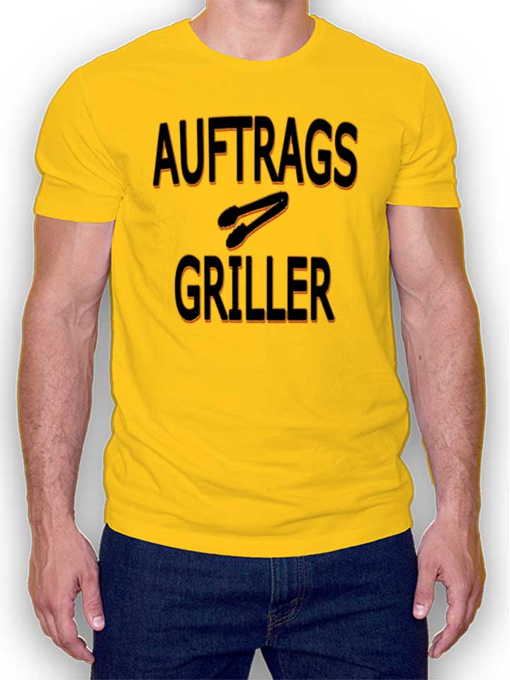 auftragsgriller-t-shirt gelb 1