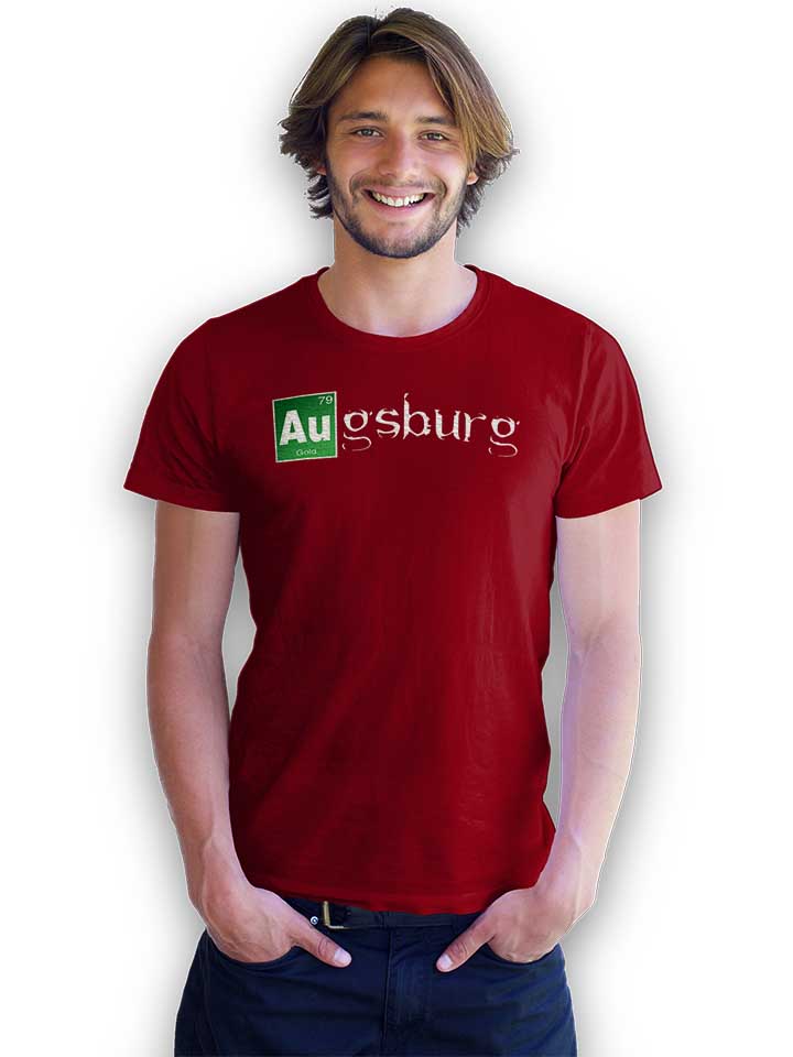 augsburg-t-shirt bordeaux 2