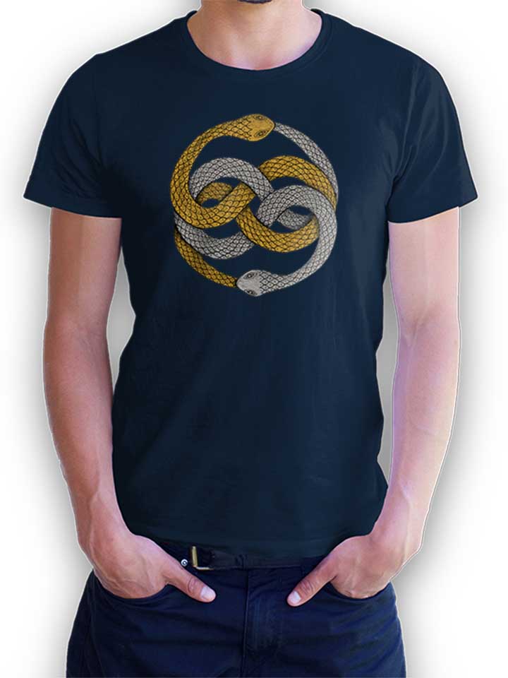 Auryn Snakes T-Shirt bleu-marine L