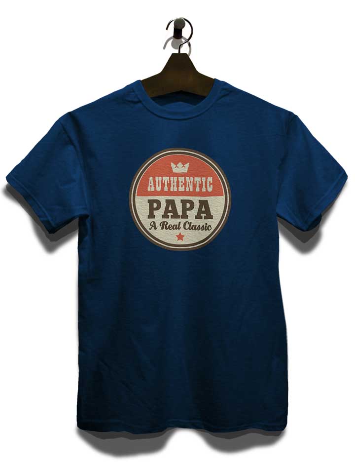 authentic-papa-t-t-shirt dunkelblau 3