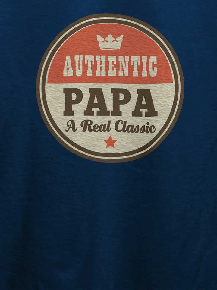 authentic-papa-t-t-shirt dunkelblau 4