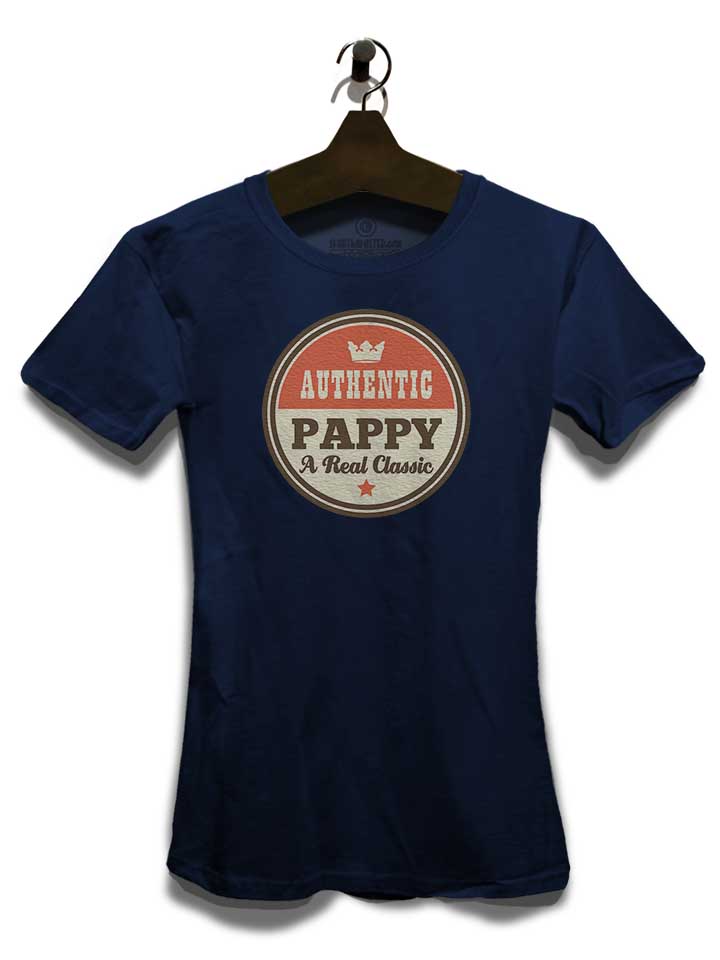 authentic-papa-damen-t-shirt dunkelblau 3