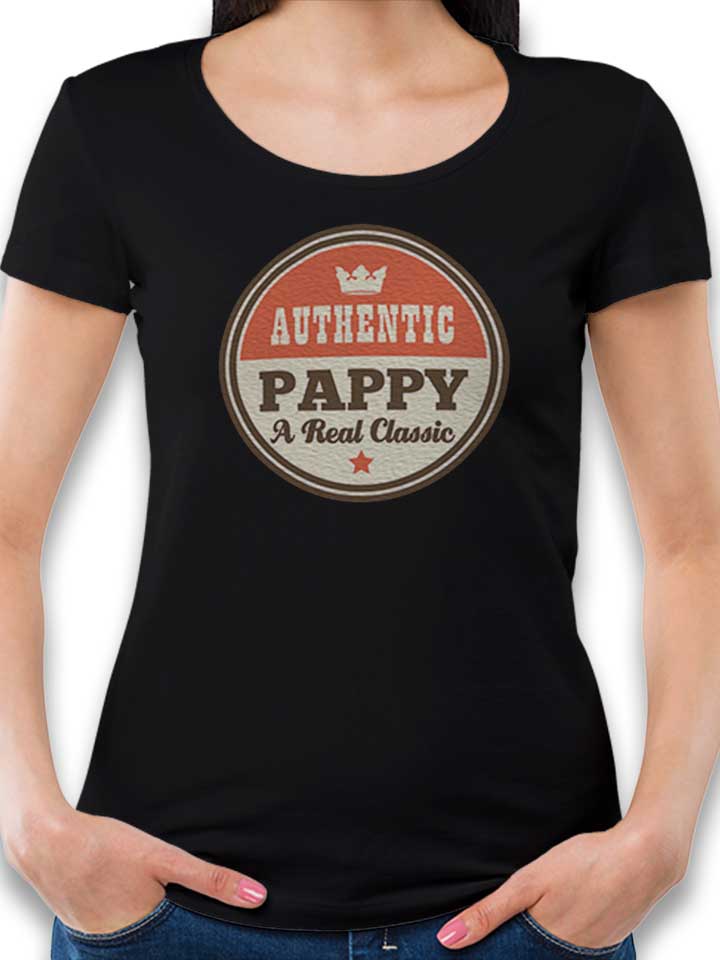 authentic-papa-damen-t-shirt schwarz 1
