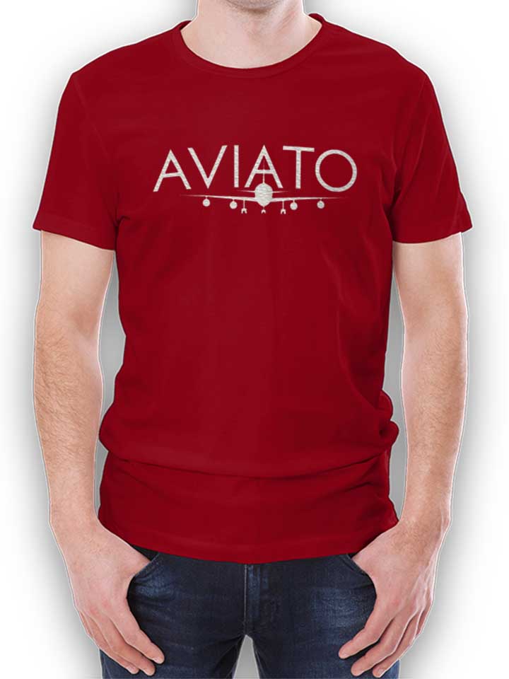 Aviato Logo 2 T-Shirt maroon L