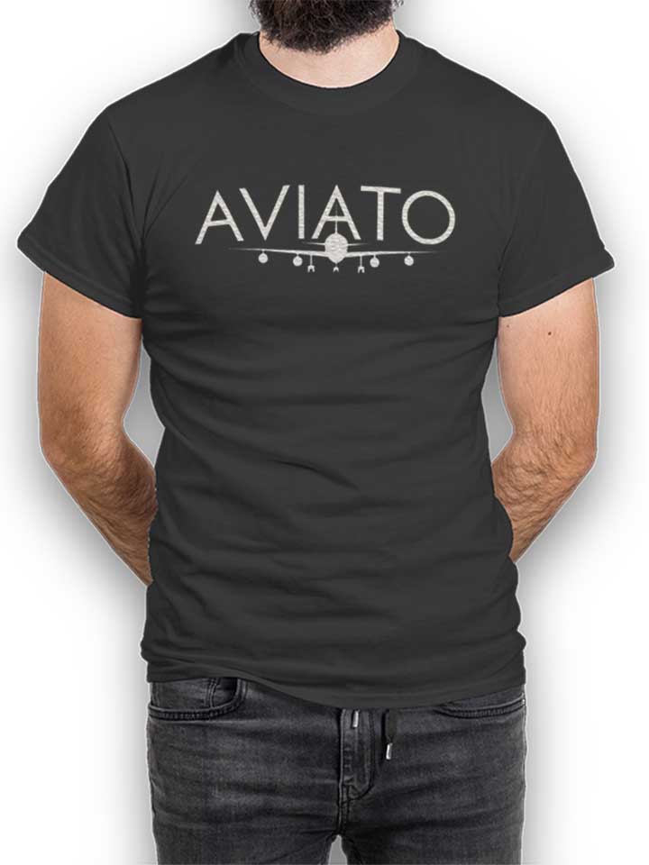 Aviato Logo 2 T-Shirt dunkelgrau L