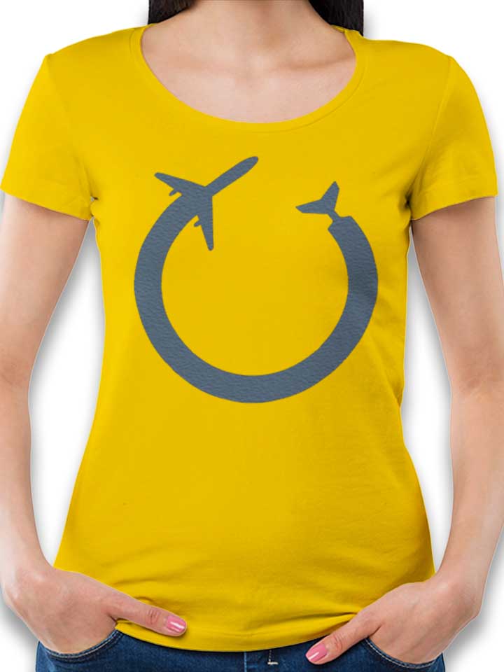 Aviato Logo Gilfoyle Damen T-Shirt gelb L