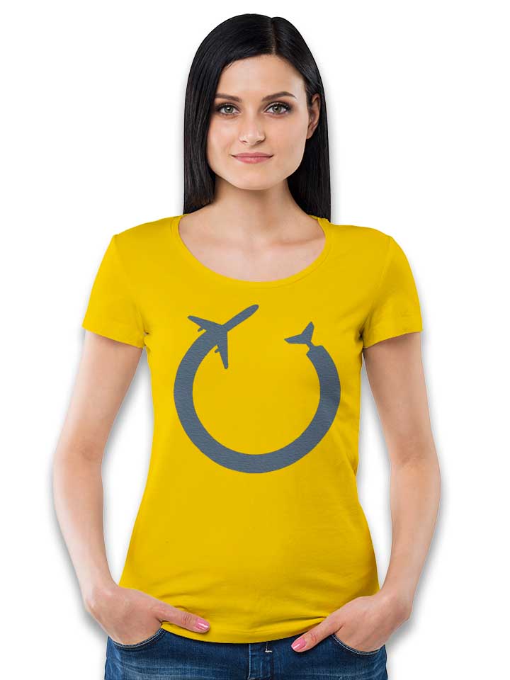 aviato-logo-gilfoyle-damen-t-shirt gelb 2