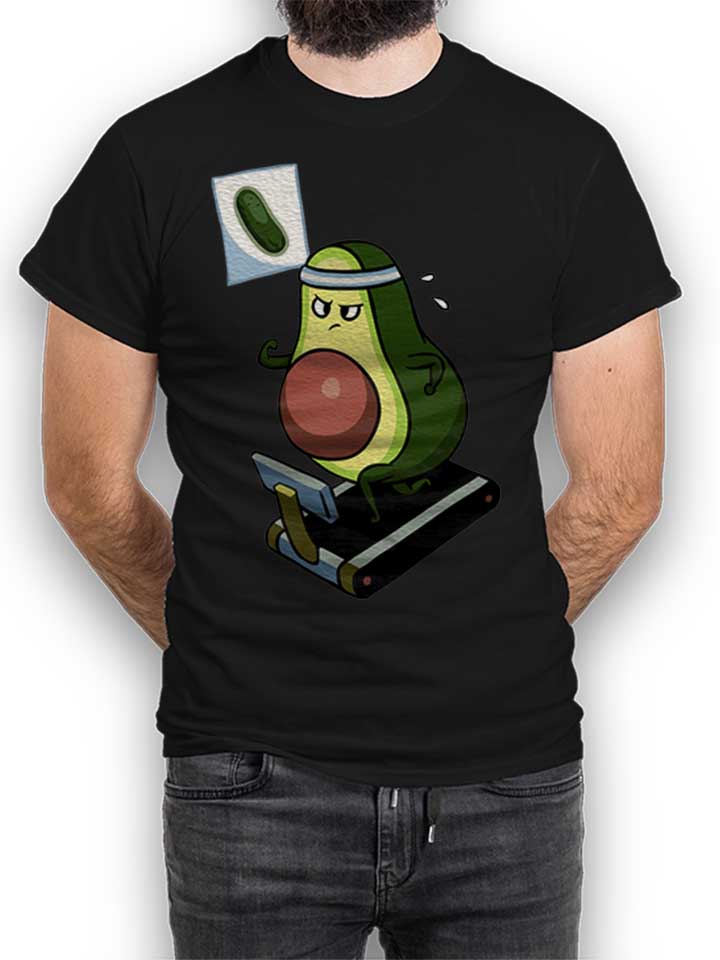 avocado-cardio-t-shirt schwarz 1