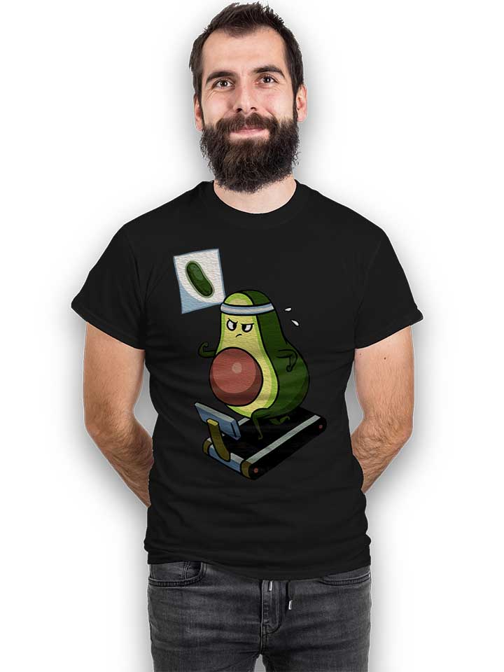 avocado-cardio-t-shirt schwarz 2