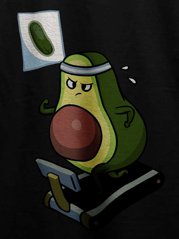avocado-cardio-t-shirt schwarz 4