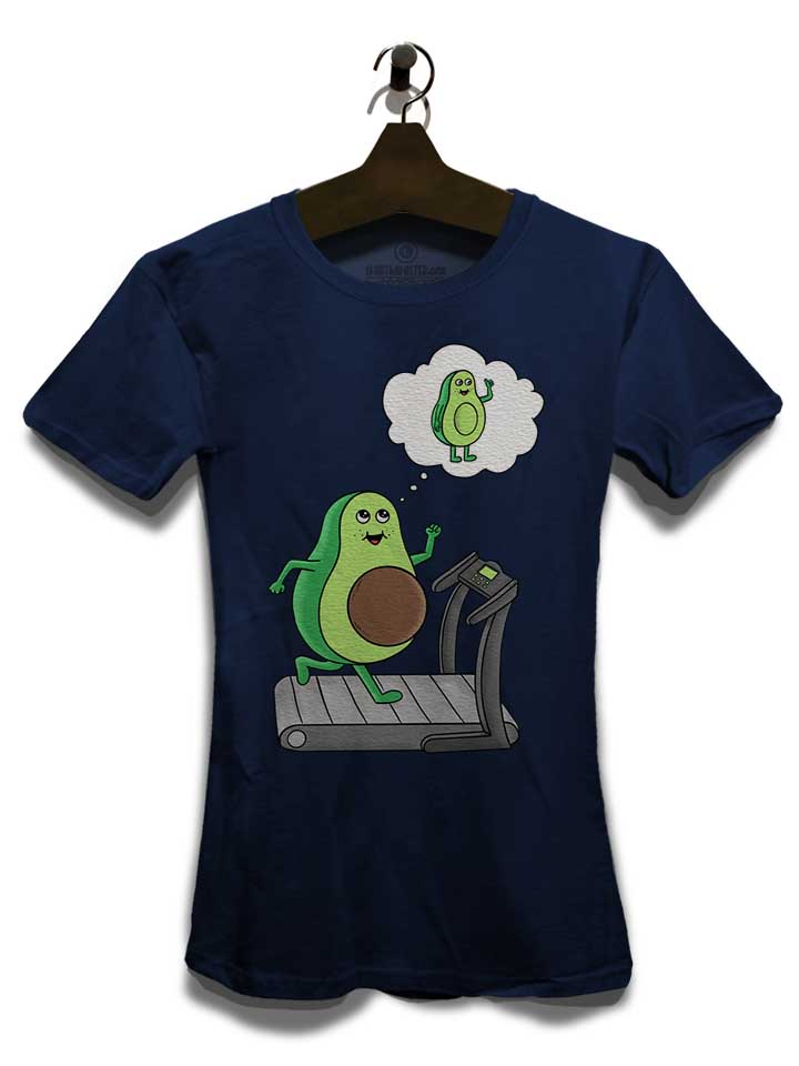 avocado-gym-damen-t-shirt dunkelblau 3