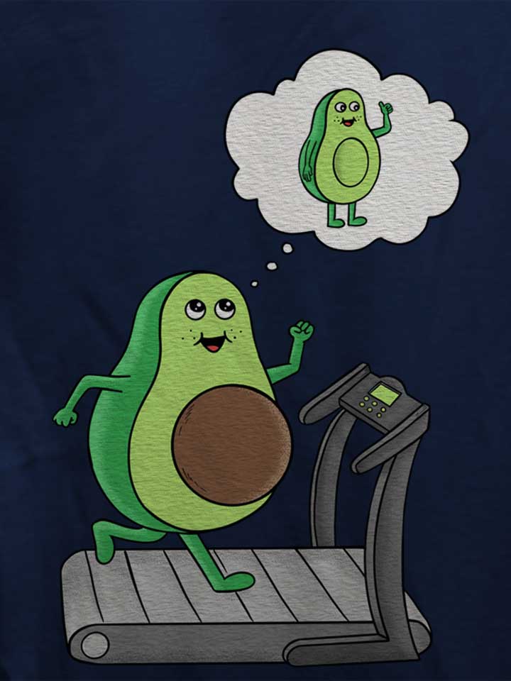 avocado-gym-damen-t-shirt dunkelblau 4