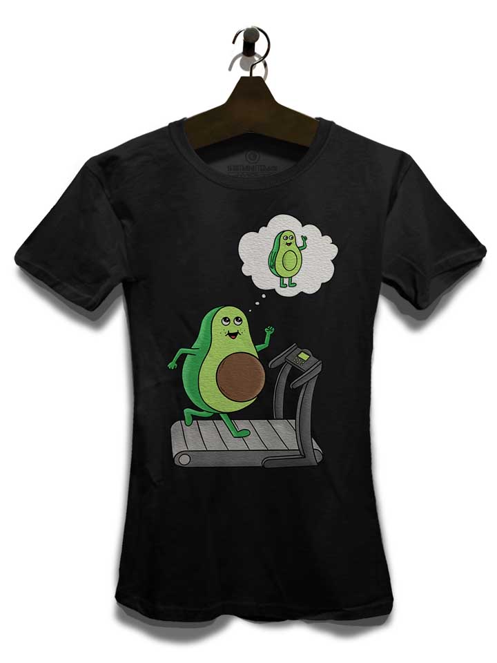 avocado-gym-damen-t-shirt schwarz 3