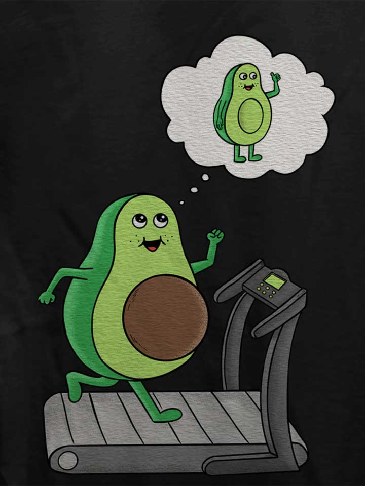 avocado-gym-damen-t-shirt schwarz 4