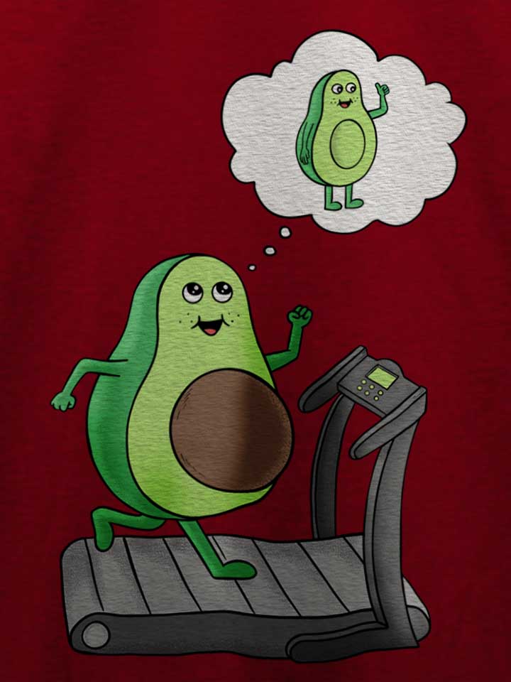 avocado-gym-t-shirt bordeaux 4