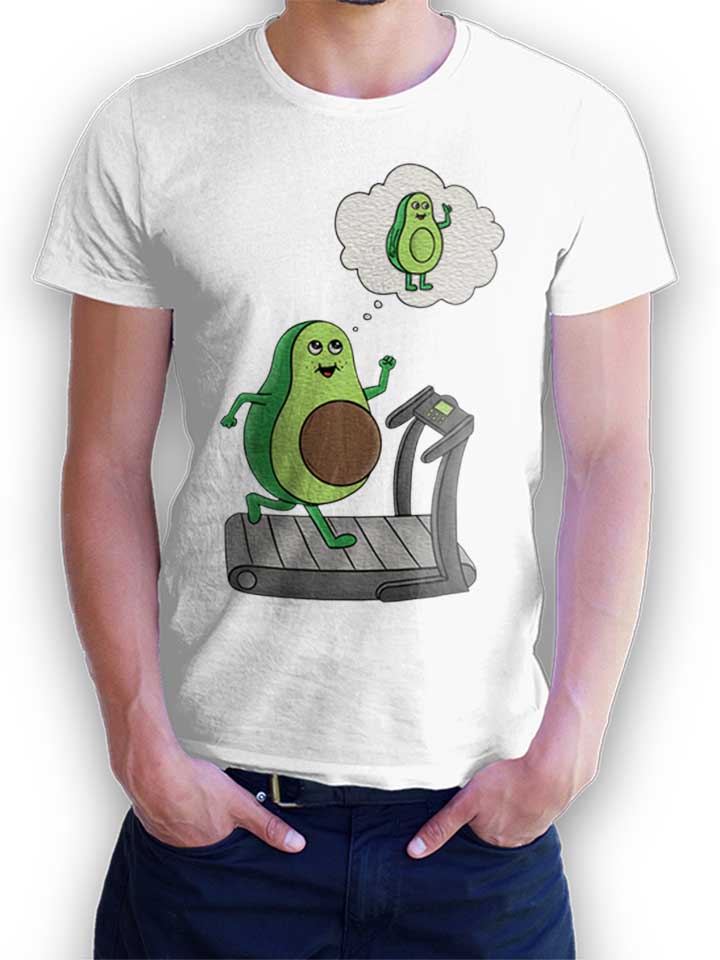 Avocado Gym T-Shirt weiss L