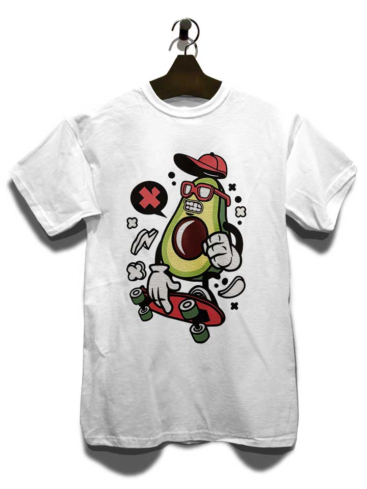 avocado-skater-t-shirt weiss 3
