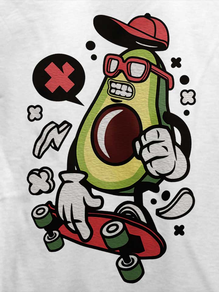 avocado-skater-t-shirt weiss 4