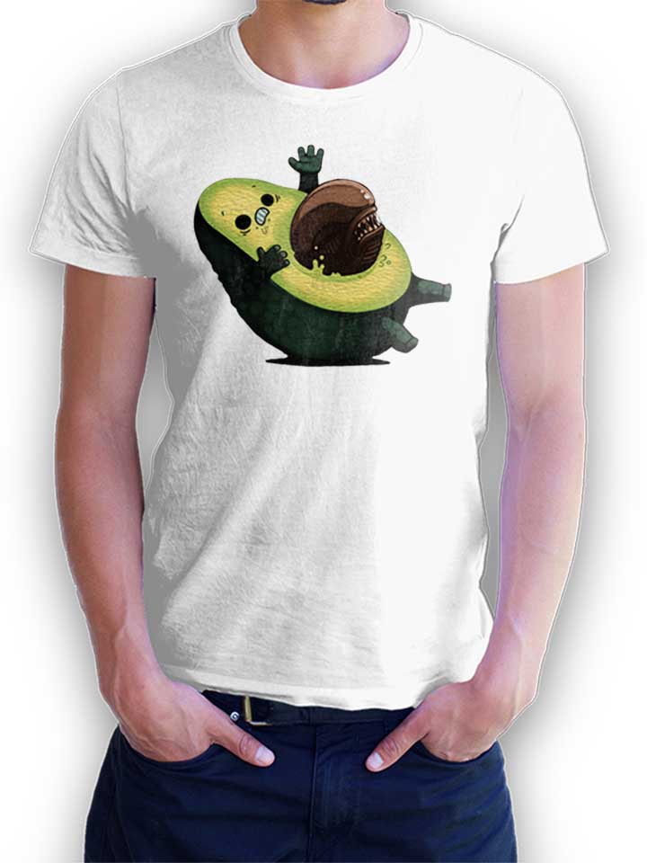 Avocalien T-Shirt weiss L