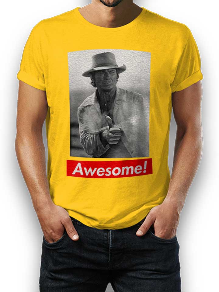 Awesome 03 T-Shirt gelb L