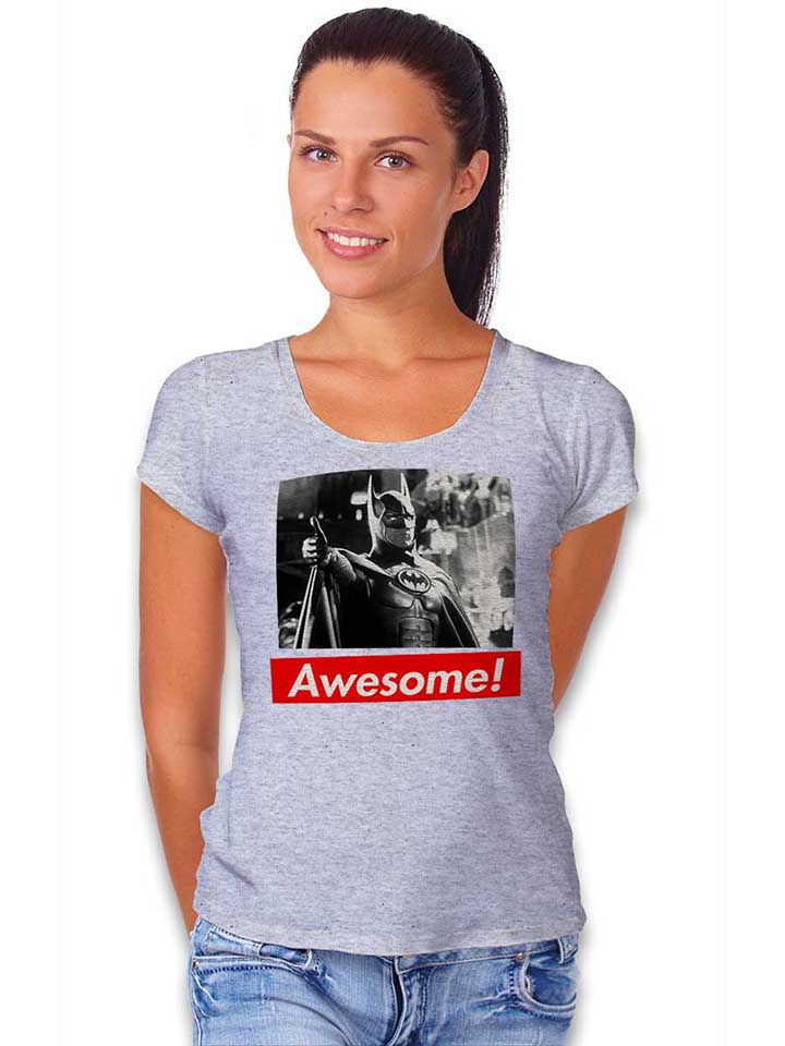 awesome-11-damen-t-shirt grau-meliert 2