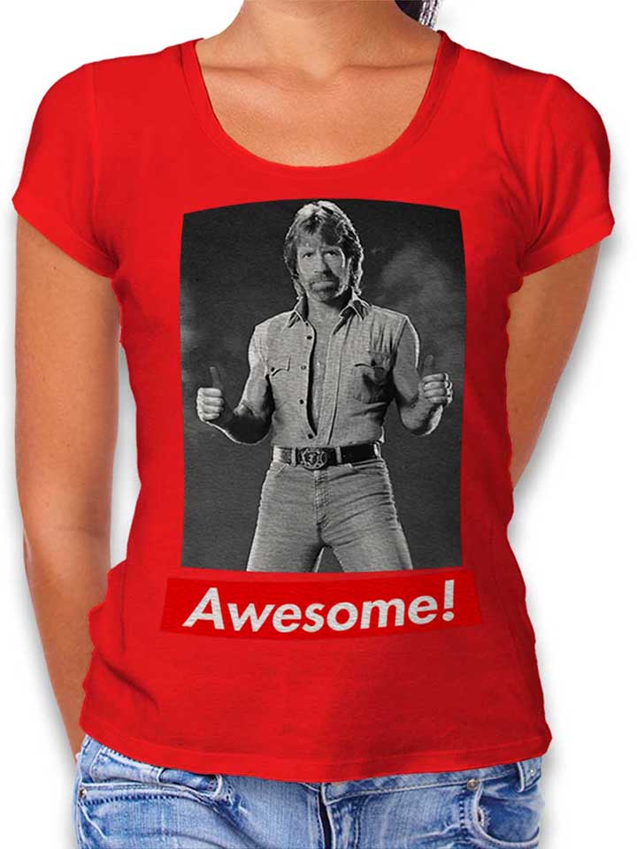 Awesome 20 T-Shirt Donna rosso L