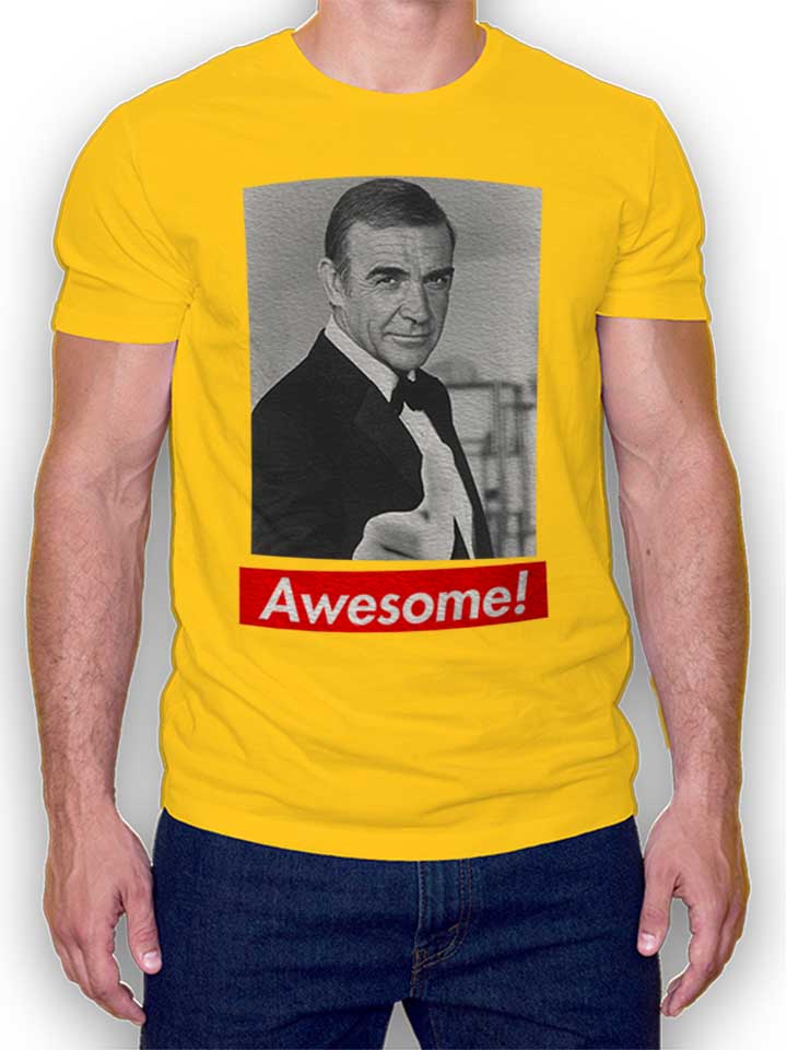 Awesome 37 Kinder T-Shirt gelb 110 / 116