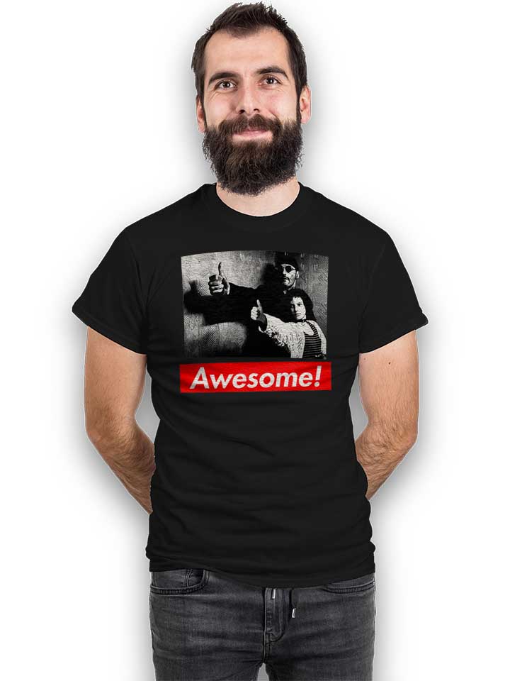 awesome-46-t-shirt schwarz 2