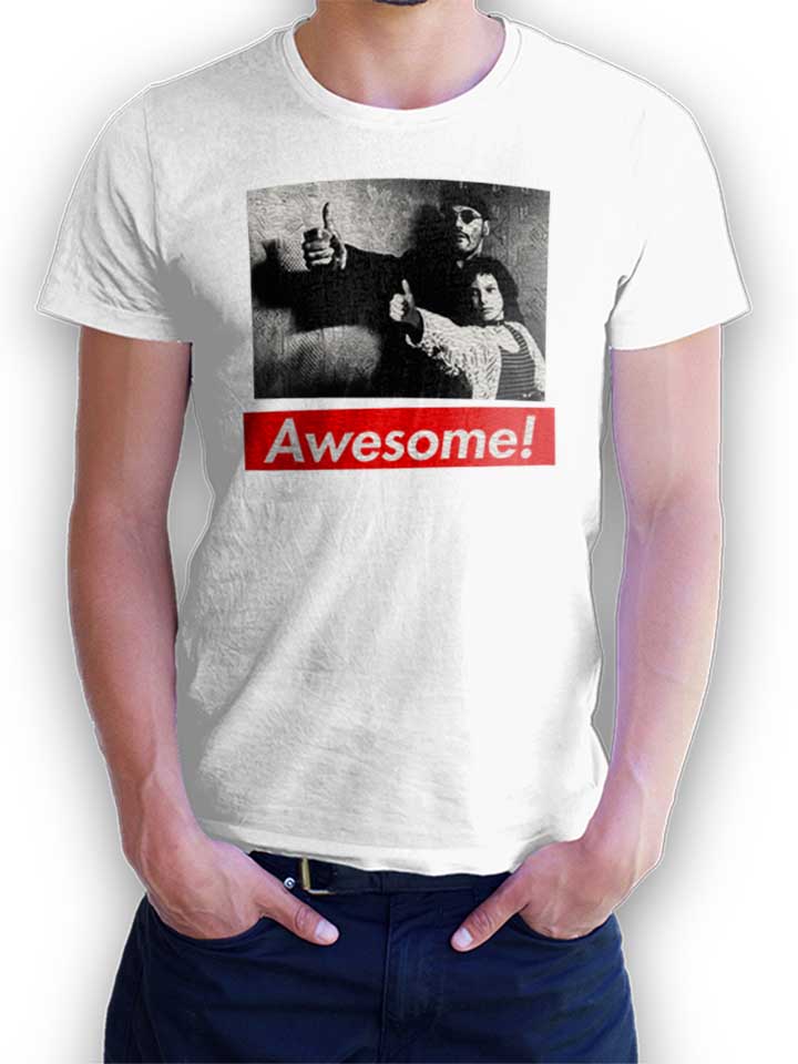 Awesome 46 T-Shirt weiss L