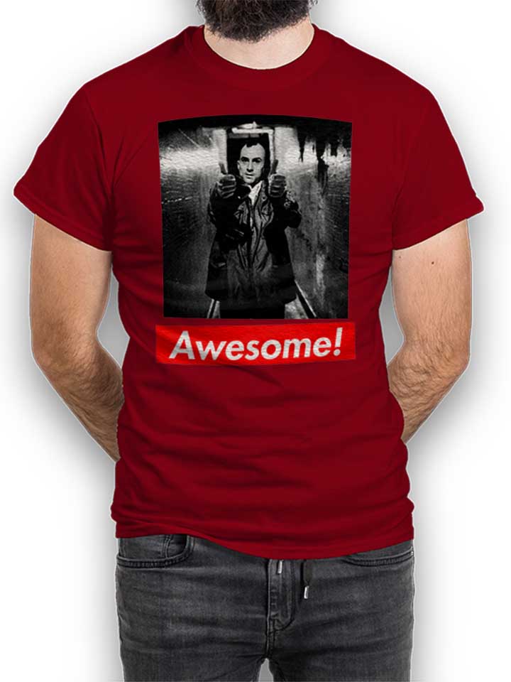 awesome-72-t-shirt bordeaux 1