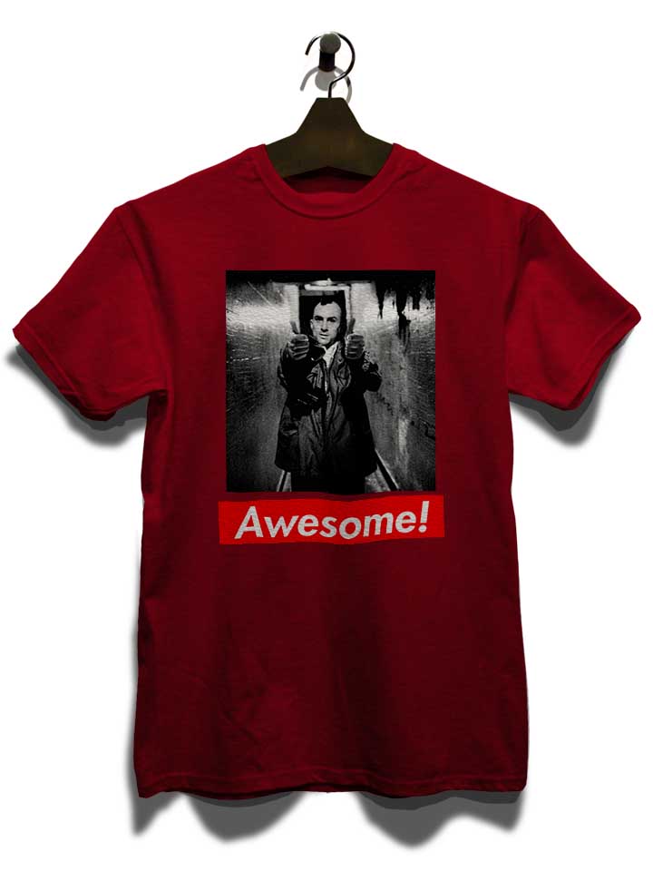 awesome-72-t-shirt bordeaux 3