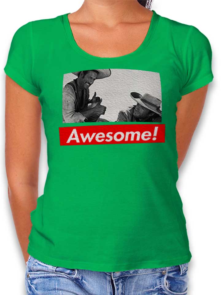 awesome-82-damen-t-shirt gruen 1