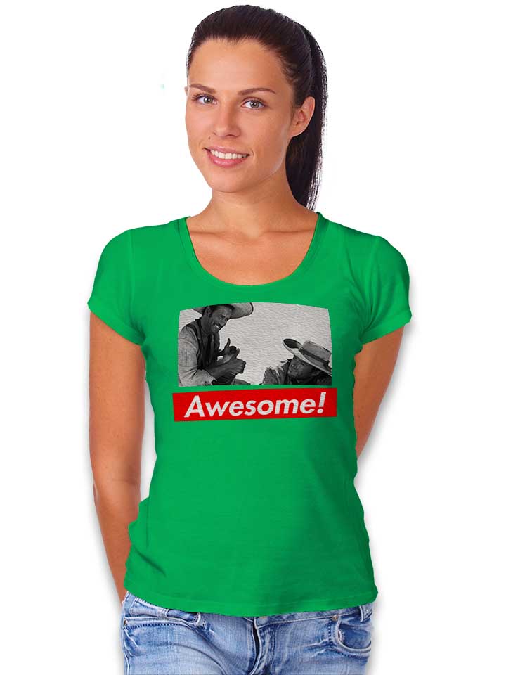 awesome-82-damen-t-shirt gruen 2