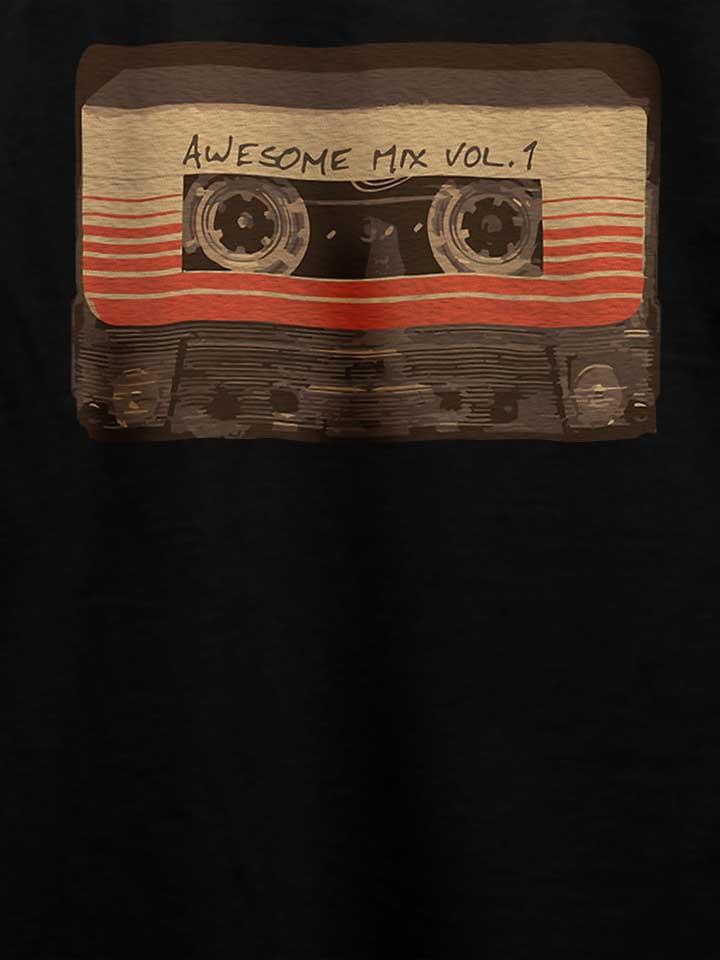 awesome-mix-cassette-t-shirt schwarz 4