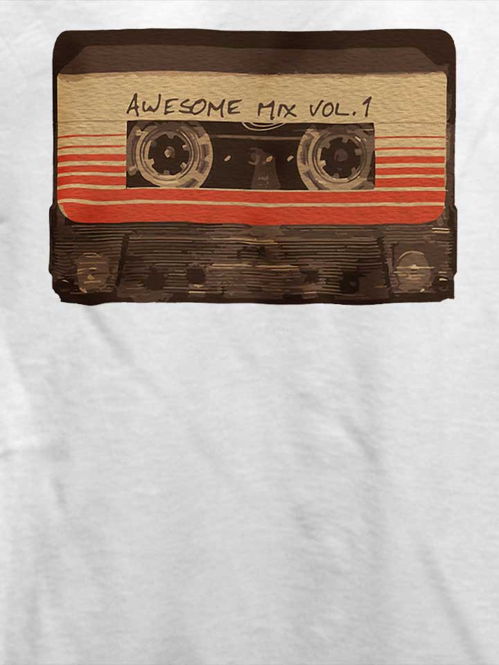 awesome-mix-cassette-t-shirt weiss 4