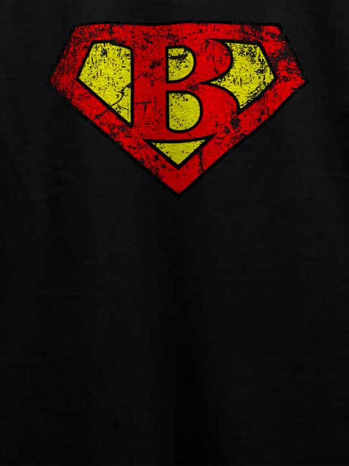 b-buchstabe-logo-vintage-t-shirt schwarz 4