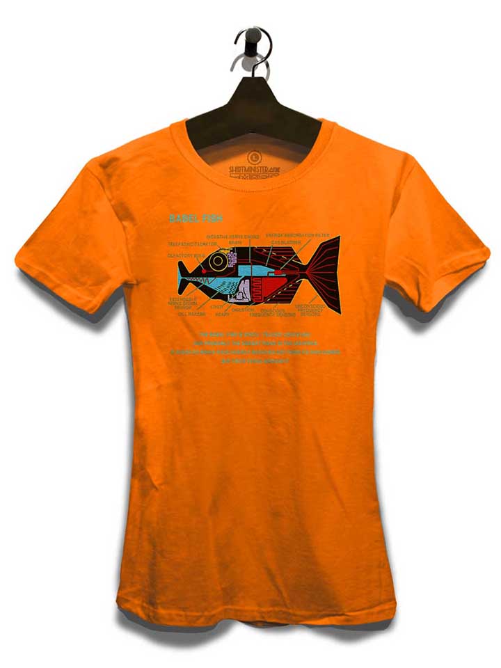 babel-fish-damen-t-shirt orange 3