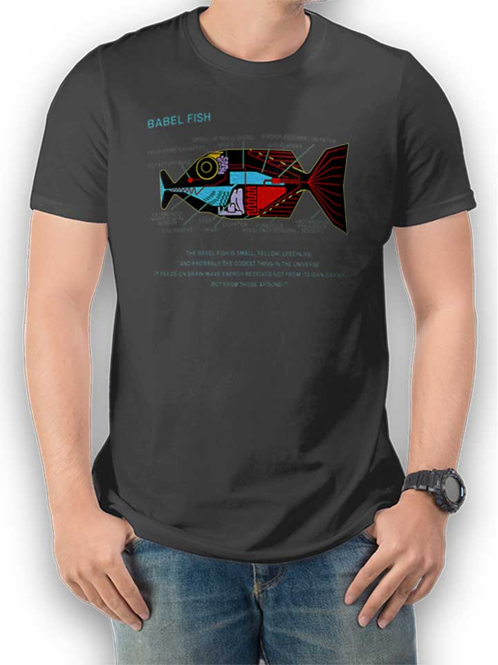Babel Fish T-Shirt dunkelgrau L