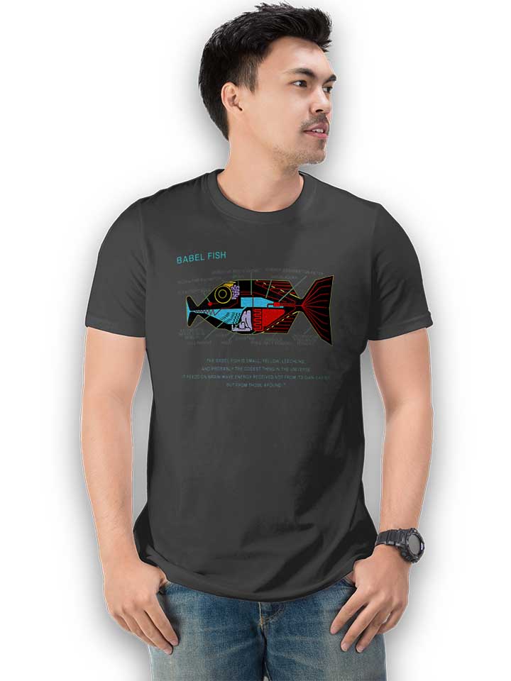 babel-fish-t-shirt dunkelgrau 2