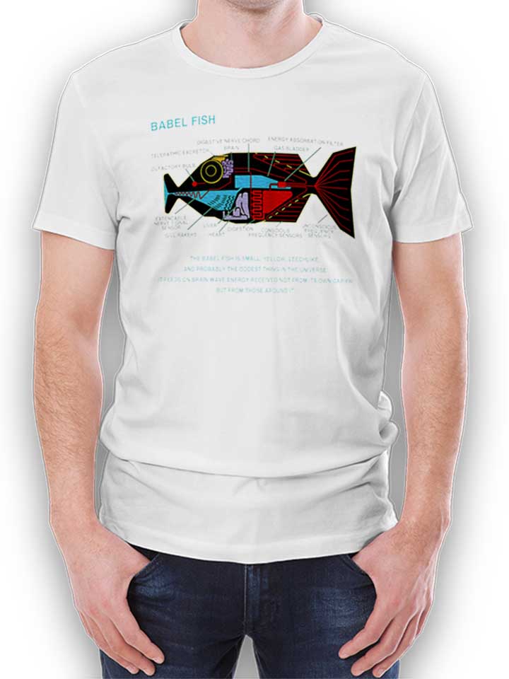 Babel Fish Kinder T-Shirt weiss 110 / 116