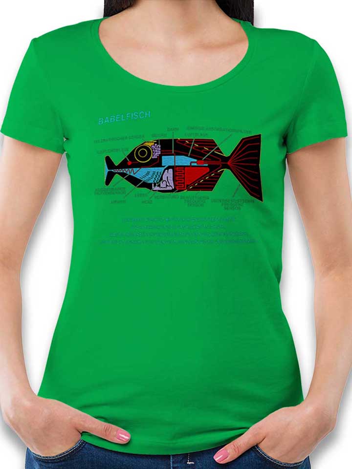 Babelfisch Damen T-Shirt gruen L