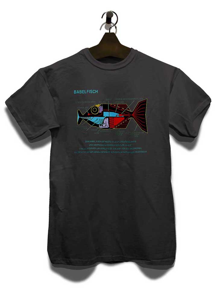 babelfisch-t-shirt dunkelgrau 3