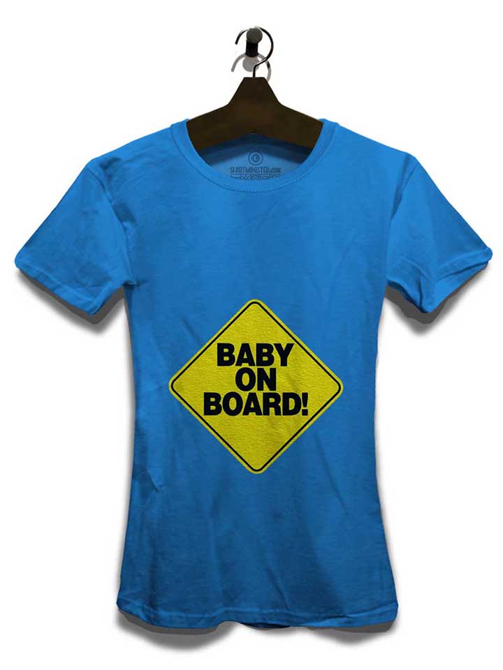 baby-on-board-damen-t-shirt royal 3