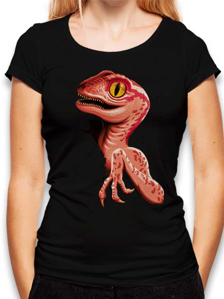 Baby Velociraptor Damen T-Shirt schwarz L