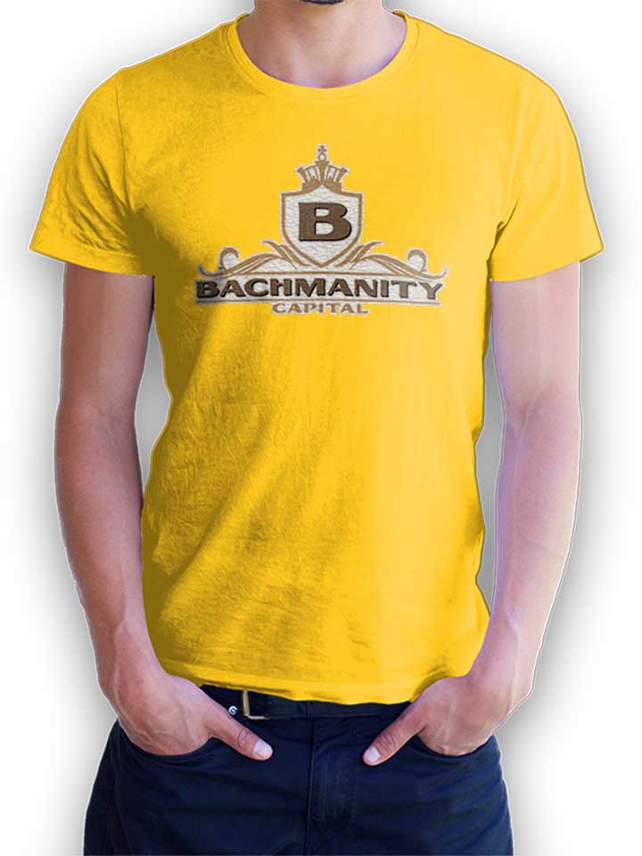 Bachmanity Capital T-Shirt gelb L