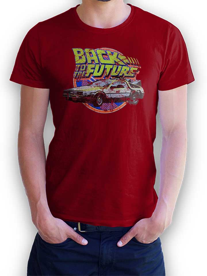 back-to-the-future-t-shirt bordeaux 1